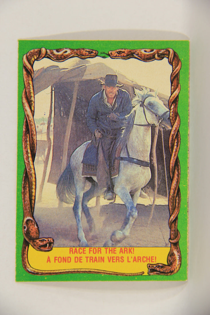 Raiders Of The Lost Ark 1981 Trading Card #69 Race For The Ark FR-ENG O-Pee-Chee L017995