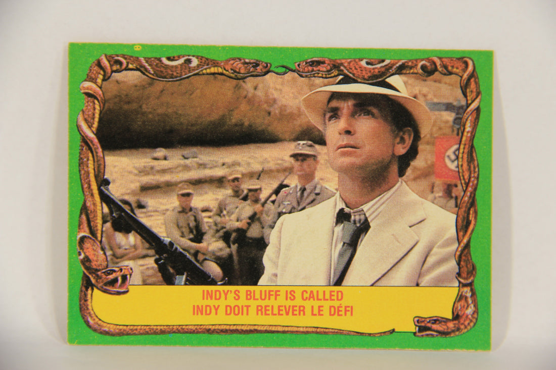 Raiders Of The Lost Ark 1981 Trading Card #79 Indy's Bluff Is Called FR-ENG OPC L018005