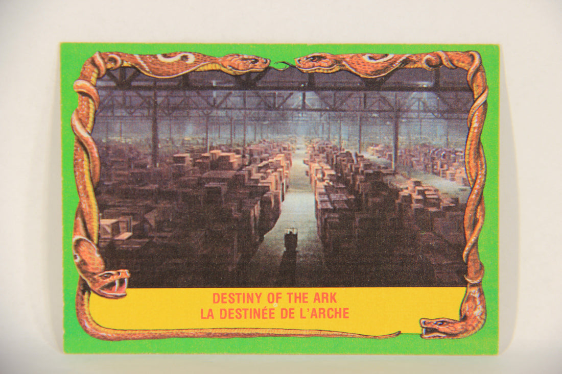Raiders Of The Lost Ark 1981 Trading Card #87 Destiny Of The Ark FR-ENG OPC L018013