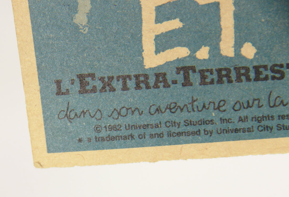 E.T. The Extra-Terrestrial 1982 Trading Card #5 Elliott's Search FR-ENG OPC L018032