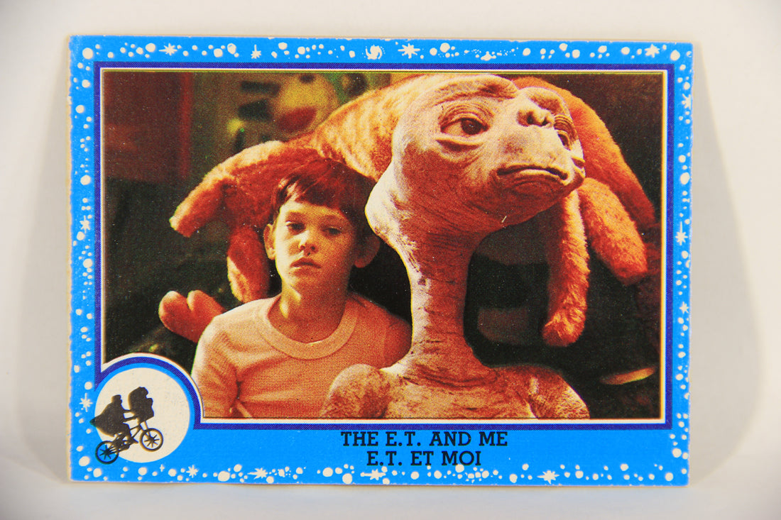 E.T. The Extra-Terrestrial 1982 Trading Card #14 The E.T. And Me FR-ENG OPC L018041