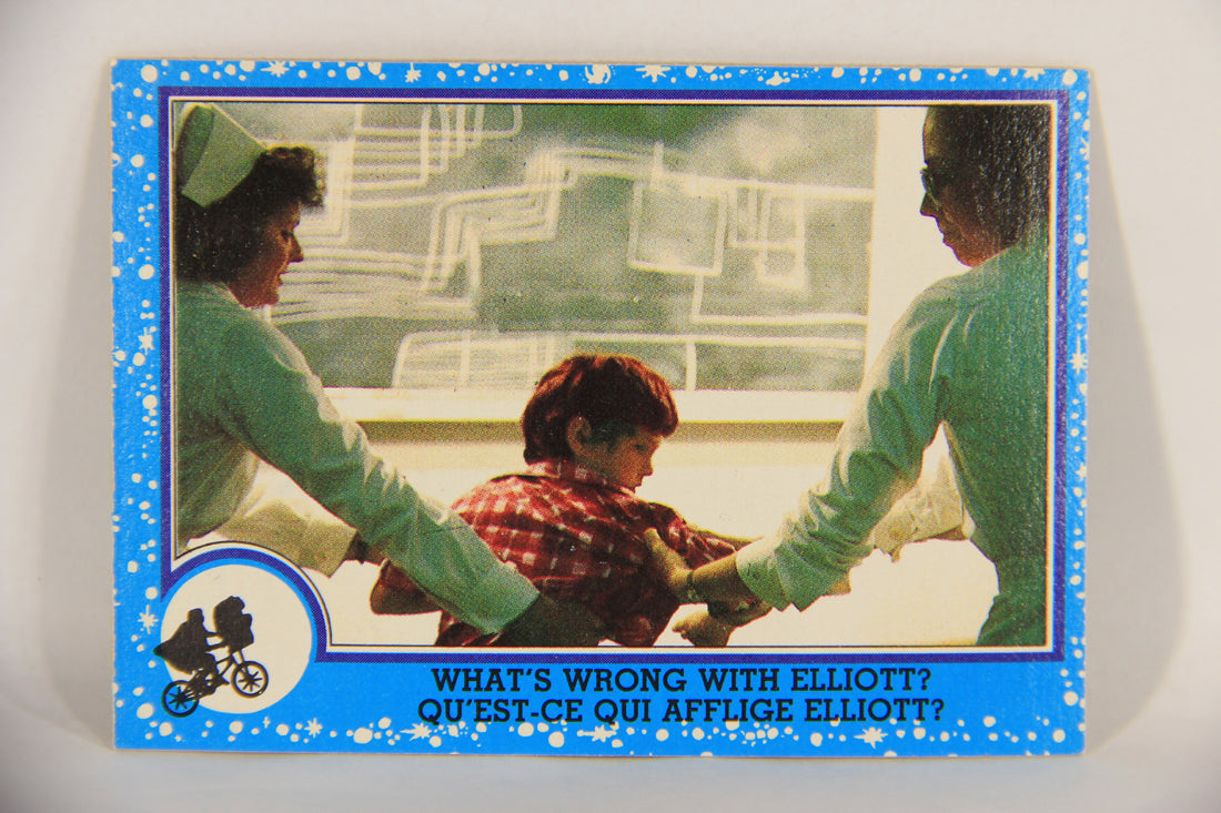 E.T. The Extra-Terrestrial 1982 Trading Card #34 What's Wrong With Elliott FR-ENG OPC L018061