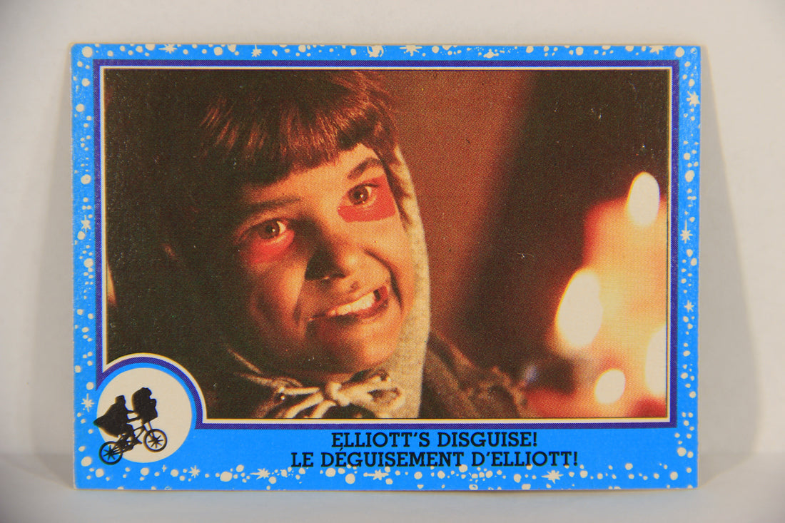 E.T. The Extra-Terrestrial 1982 Trading Card #42 Elliott's Disguise FR-ENG OPC L018069