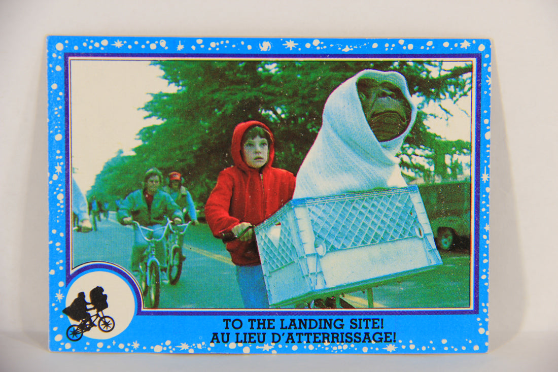 E.T. The Extra-Terrestrial 1982 Trading Card #64 To The Landing Site FR-ENG OPC L018091