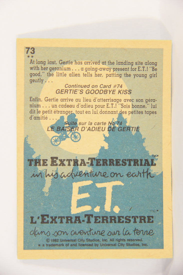 E.T. The Extra-Terrestrial 1982 Trading Card #73 A Present For E.T. FR-ENG OPC L018100