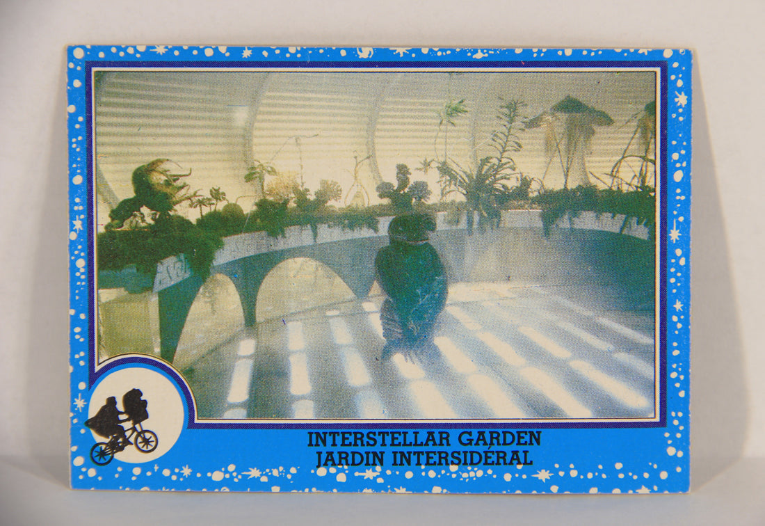 E.T. The Extra-Terrestrial 1982 Trading Card #80 Interstellar Garden FR-ENG OPC L018107