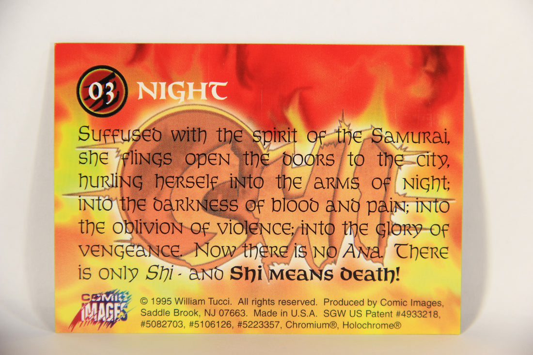 Shi All-Chromium 1995 Trading Card #3 Night ENG L018260