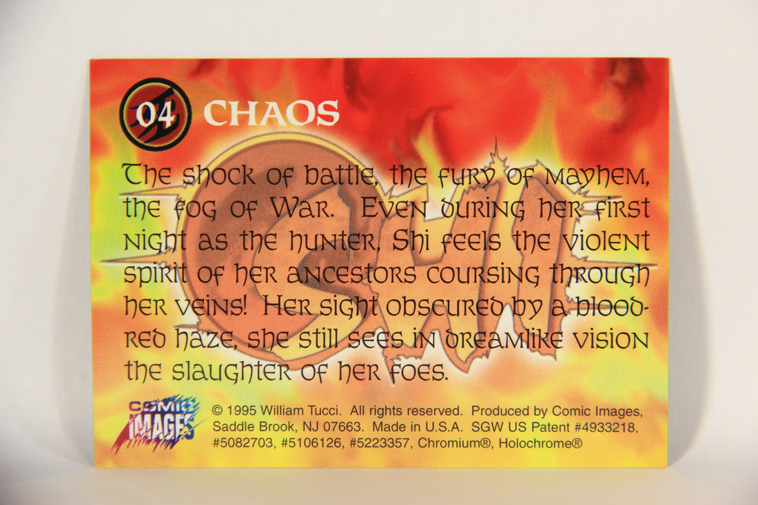 Shi All-Chromium 1995 Trading Card #4 Chaos ENG L018261