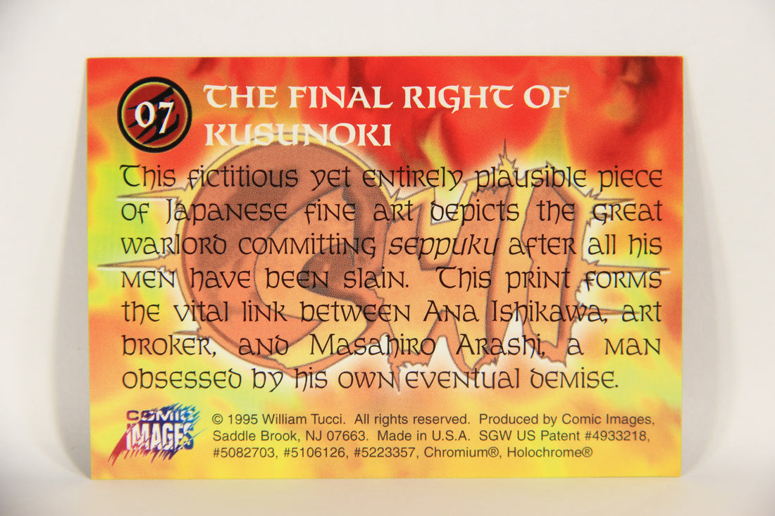 Shi All-Chromium 1995 Trading Card #7 The Final Right Of Kusunoki ENG L018264