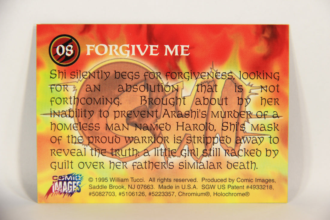 Shi All-Chromium 1995 Trading Card #8 Forgive Me ENG L018265