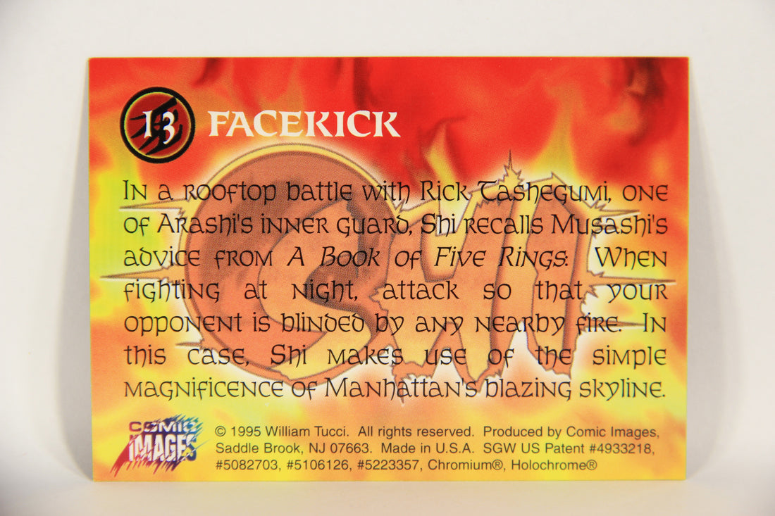 Shi All-Chromium 1995 Trading Card #13 Facekick ENG L018270