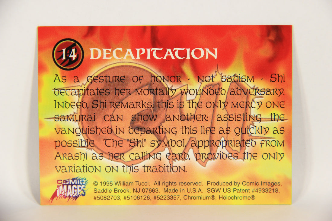 Shi All-Chromium 1995 Trading Card #14 Decapitation ENG L018271