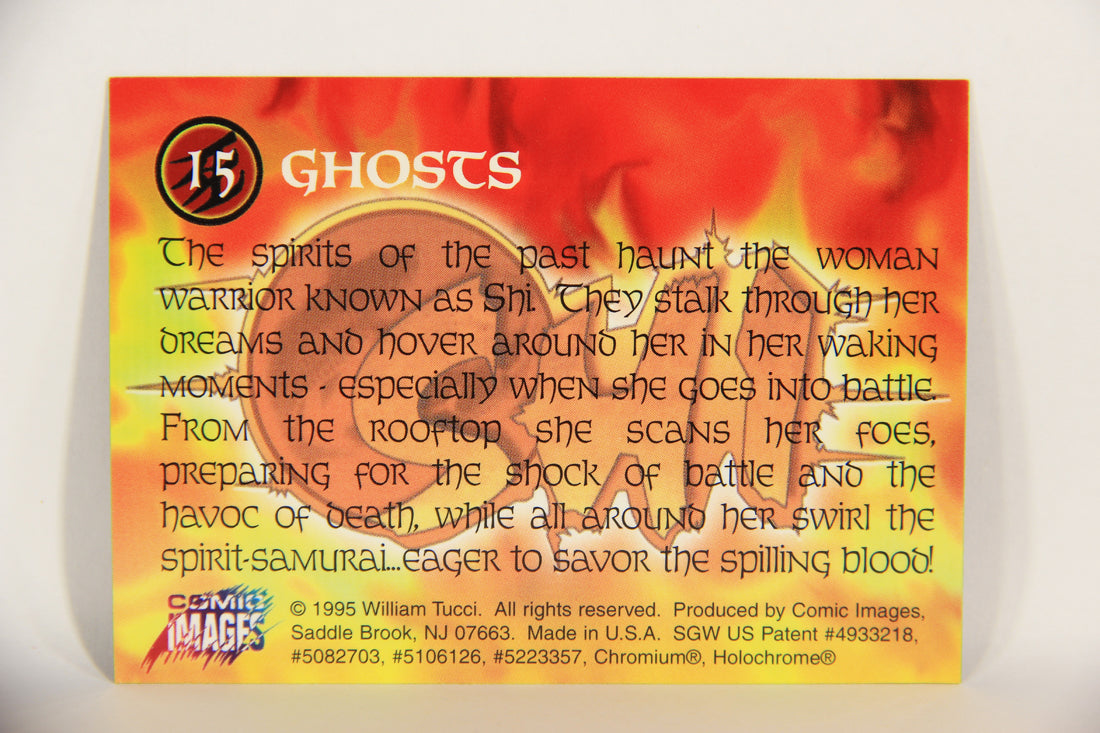 Shi All-Chromium 1995 Trading Card #15 Ghosts ENG L018272