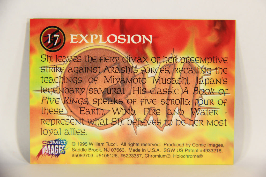 Shi All-Chromium 1995 Trading Card #17 Explosion ENG L018274