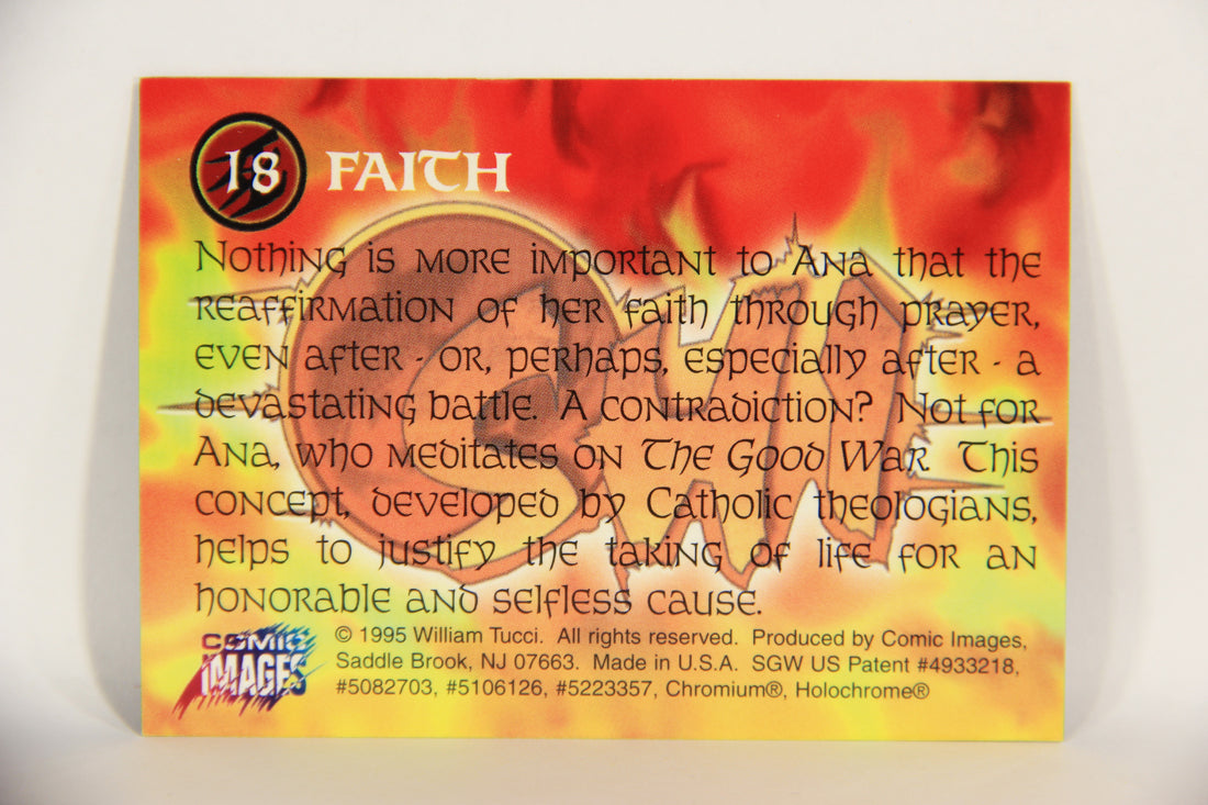 Shi All-Chromium 1995 Trading Card #18 Faith ENG L018275