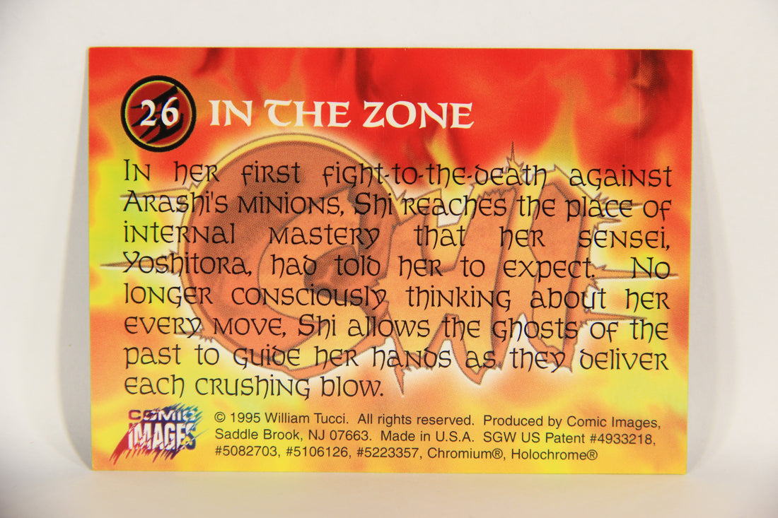 Shi All-Chromium 1995 Trading Card #25-26 Diptych - Roundhouse - In The Zone L018282