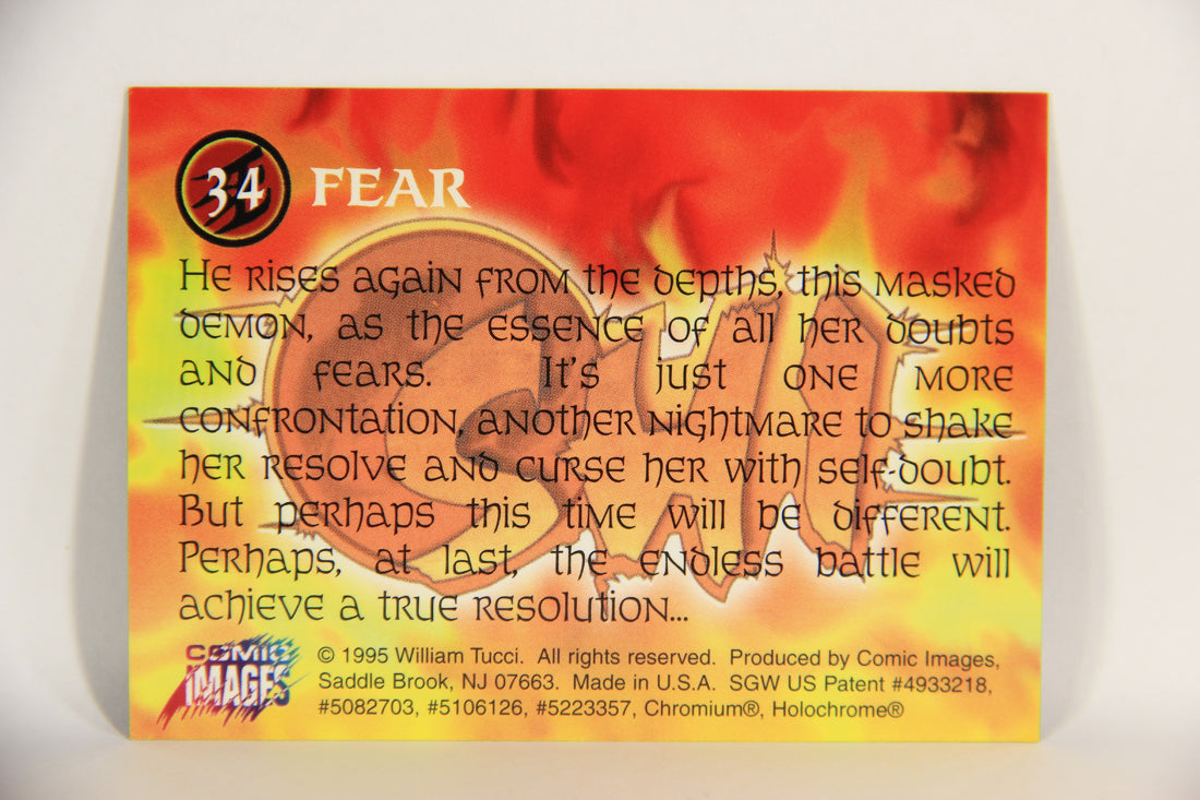 Shi All-Chromium 1995 Trading Card #34 Fear ENG L018290