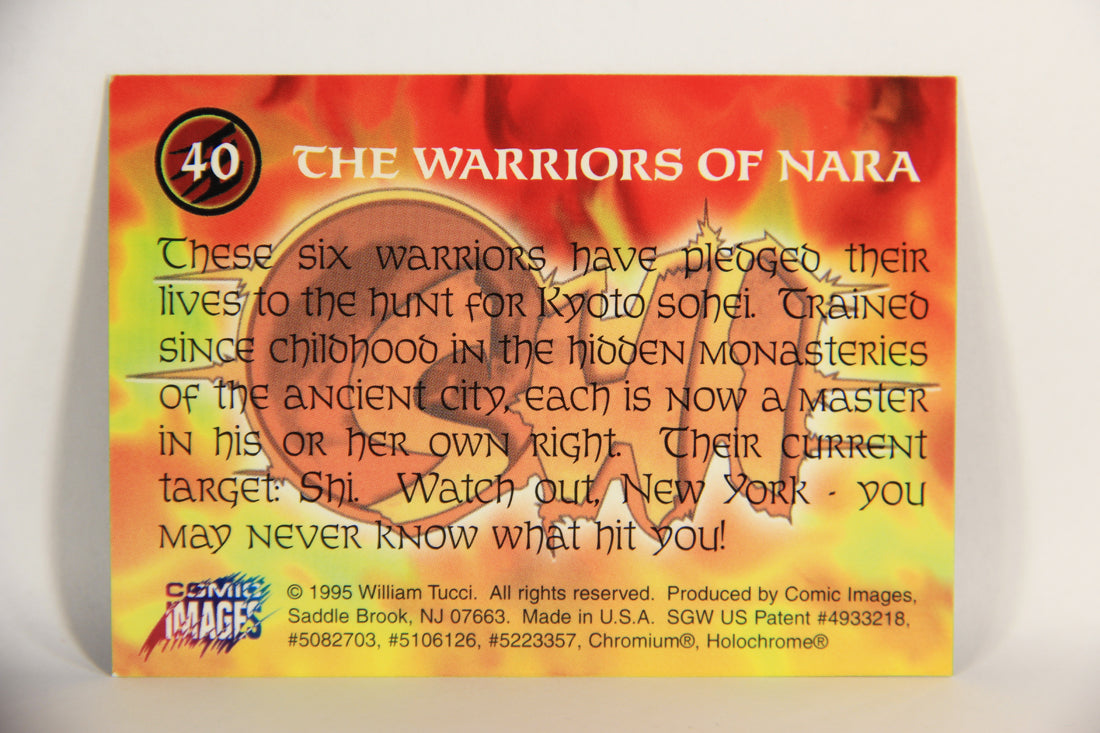 Shi All-Chromium 1995 Trading Card #40 The Warriors Of Nara ENG L018296