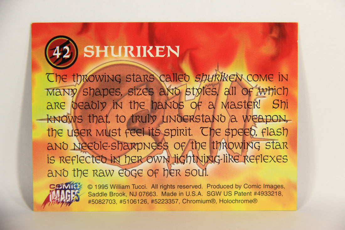 Shi All-Chromium 1995 Trading Card #42 Shuriken ENG L018298