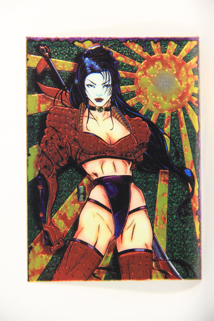 Shi All-Chromium 1995 Trading Card #45 Ready For Battle ENG L018301