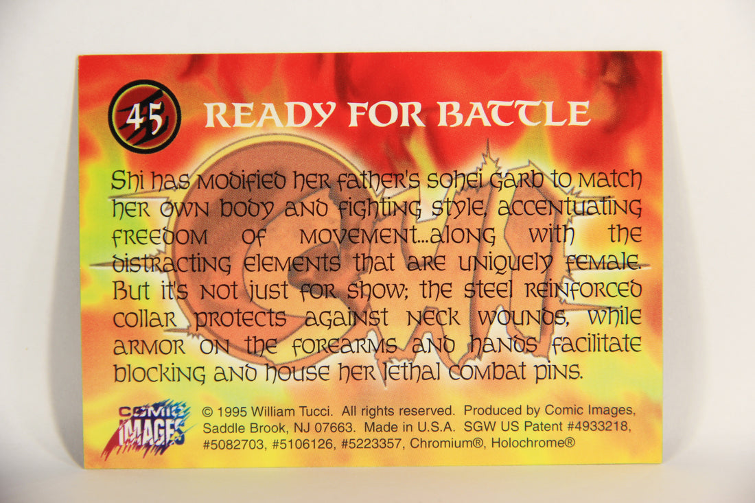 Shi All-Chromium 1995 Trading Card #45 Ready For Battle ENG L018301