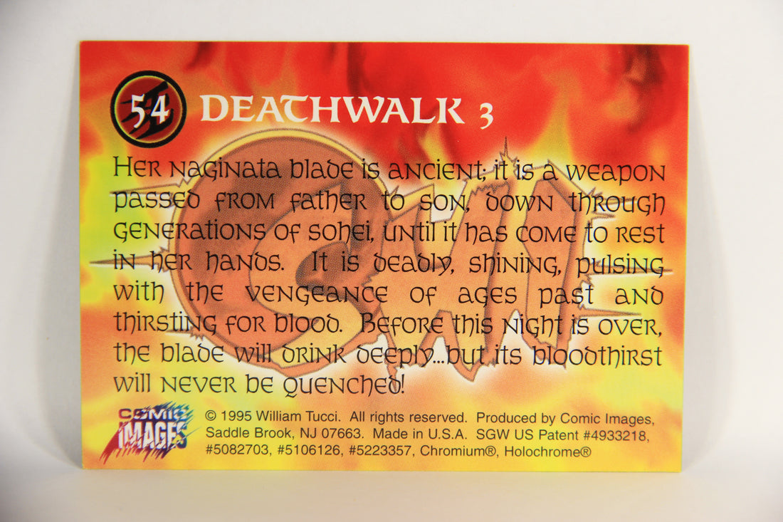 Shi All-Chromium 1995 Trading Card #52-54 Deathwalk 1-3 Triptych ENG L018304