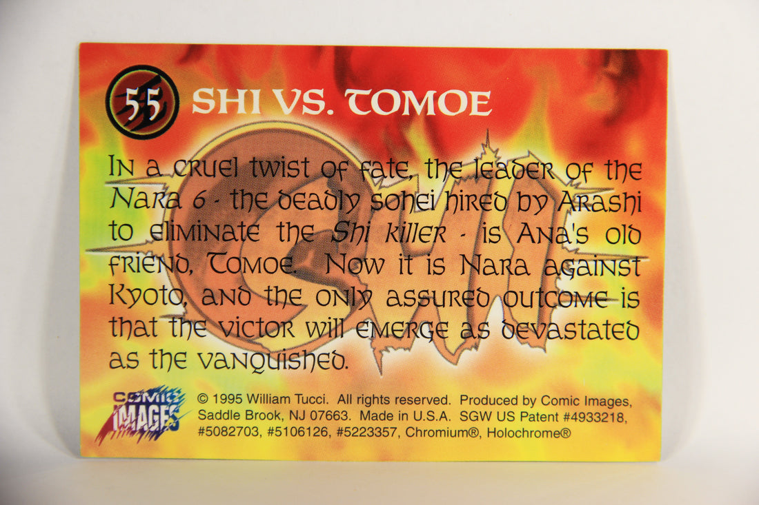 Shi All-Chromium 1995 Trading Card #55 Shi Vs. Tomoe ENG L018305