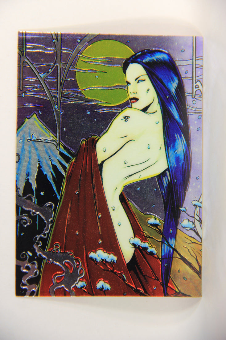 Shi All-Chromium 1995 Trading Card #63 The Four Seasons Of Fuji - Winter ENG L018313