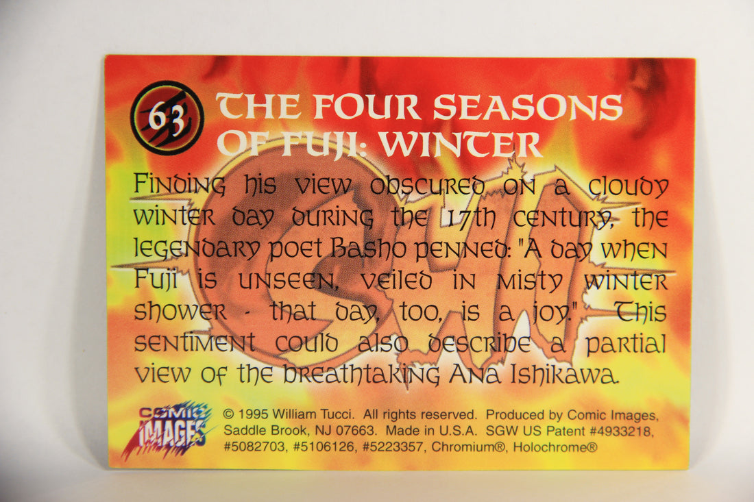 Shi All-Chromium 1995 Trading Card #63 The Four Seasons Of Fuji - Winter ENG L018313