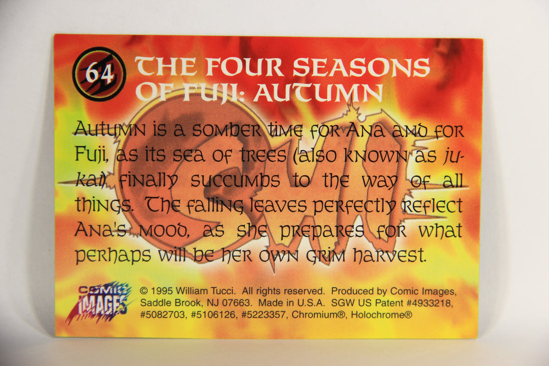 Shi All-Chromium 1995 Trading Card #64 The Four Seasons Of Fuji - Autumn ENG L018314