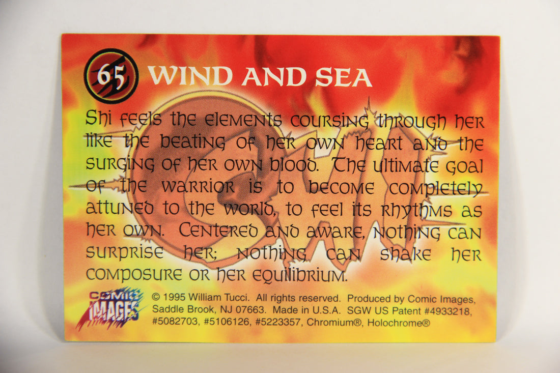 Shi All-Chromium 1995 Trading Card #65 Wind And Sea ENG L018315