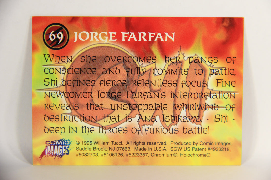 Shi All-Chromium 1995 Trading Card #69 Jorge Farfan ENG L018319