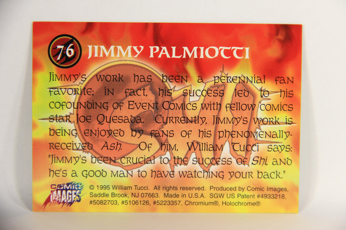 Shi All-Chromium 1995 Trading Card #76 Jimmy Palmiotti ENG L018326