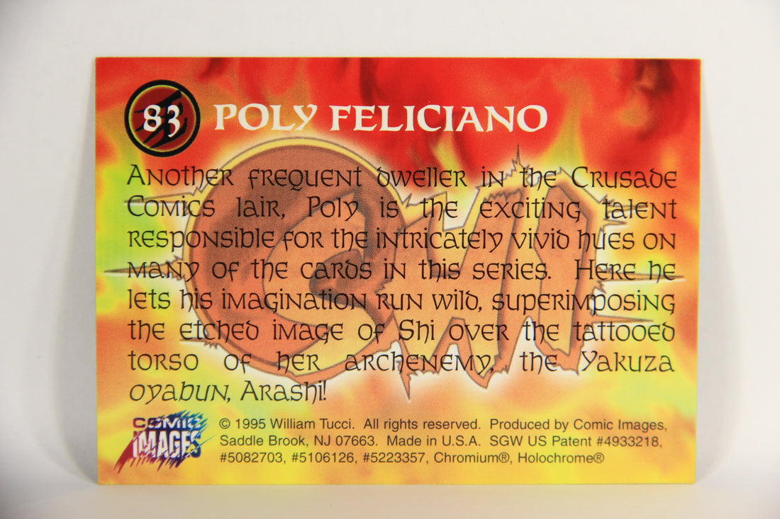 Shi All-Chromium 1995 Trading Card #83 Poly Feliciano ENG L018333