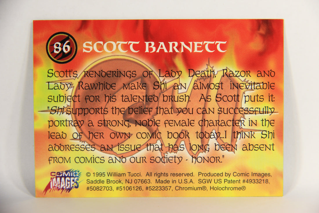 Shi All-Chromium 1995 Trading Card #86 Scott Barnett ENG L018336