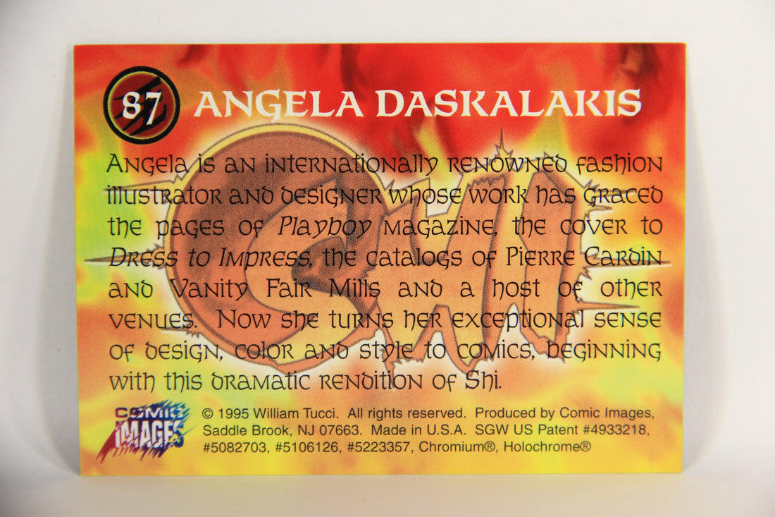 Shi All-Chromium 1995 Trading Card #87 Angela Daskalakis ENG L018337