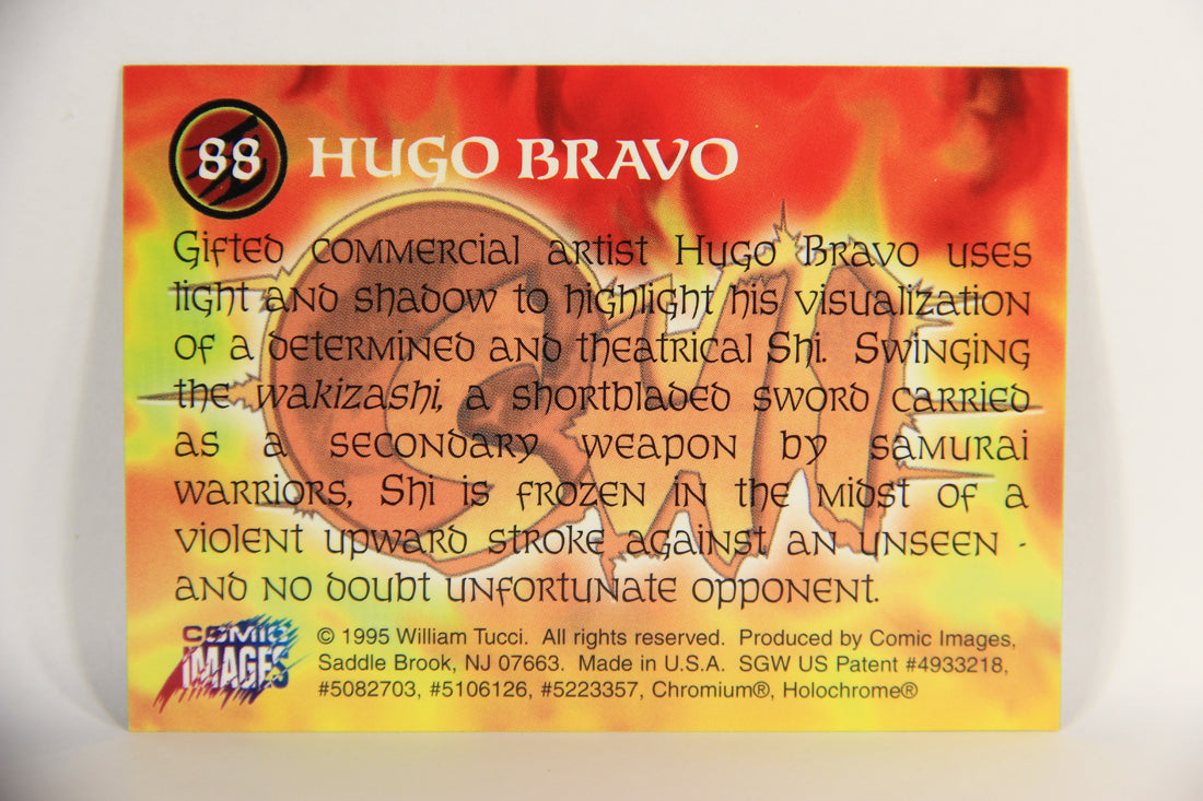 Shi All-Chromium 1995 Trading Card #88 Hugo Bravo ENG L018338