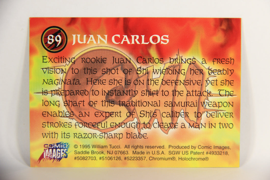 Shi All-Chromium 1995 Trading Card #89 Juan Carlos ENG L018339
