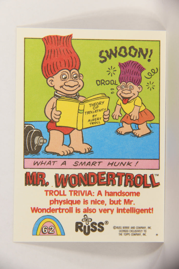 Russ Trolls 1992 Topps Trading Card #62 Mr. Wondertroll ENG L018402