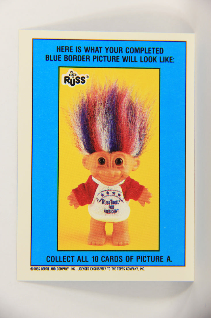 Russ Trolls 1992 Topps Trading Card Sticker #11 I Dream Of Trollie ENG L018416
