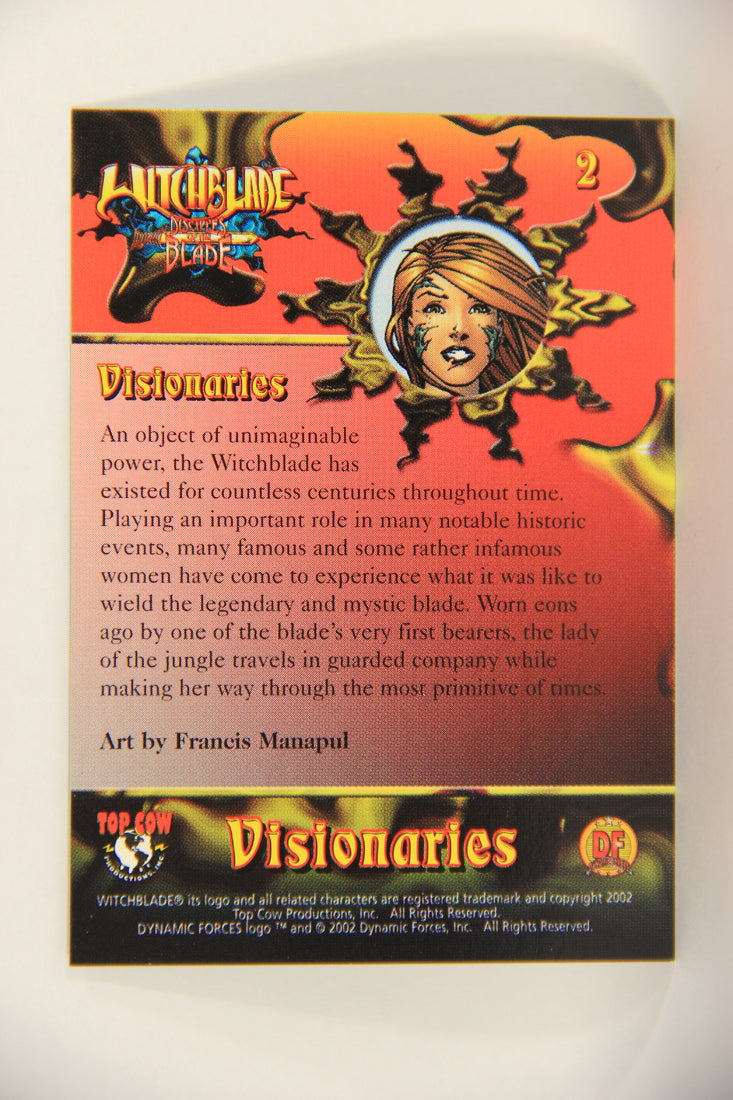 Witchblade Disciples Of The Blade 2002 Trading Card #2 Francis Manapul ENG L018418