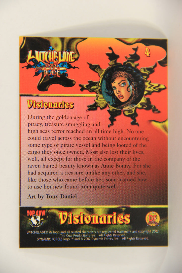 Witchblade Disciples Of The Blade 2002 Trading Card #4 Tony Daniel ENG L018420