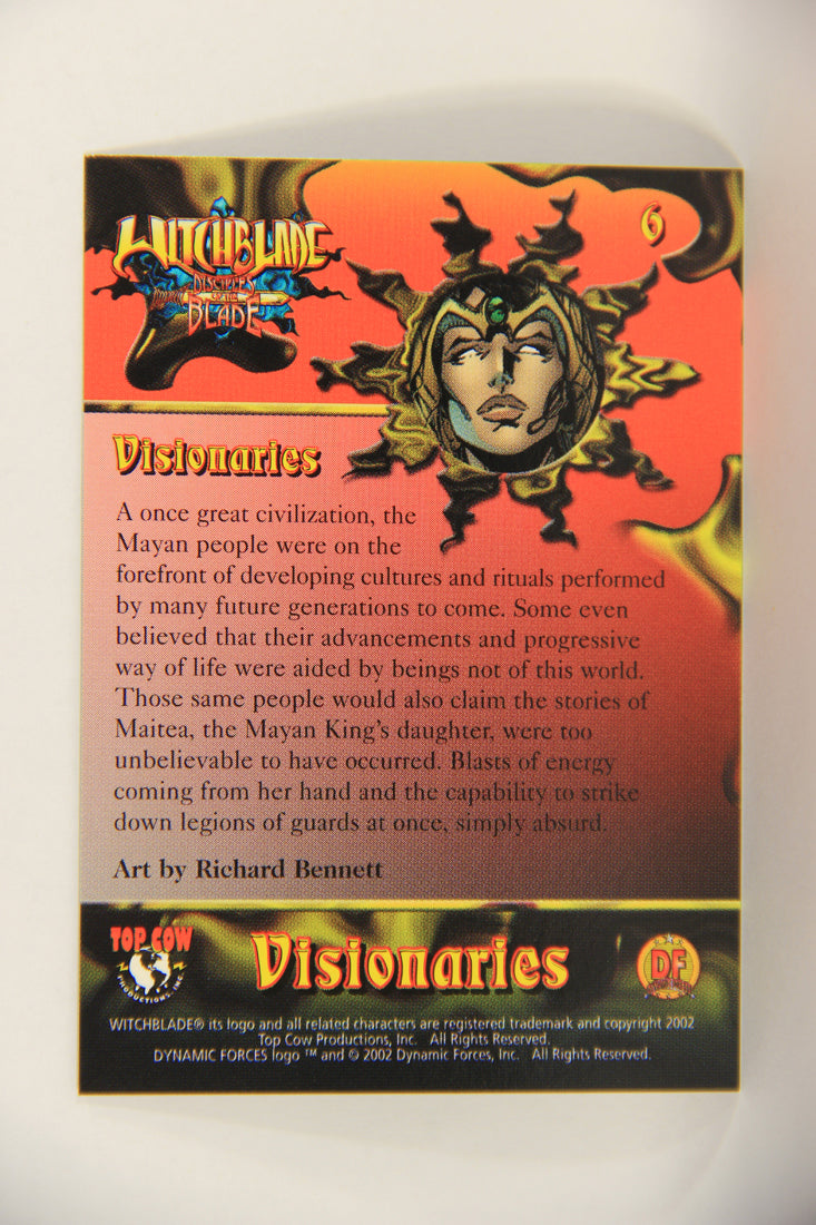Witchblade Disciples Of The Blade 2002 Trading Card #6 Richard Bennett ENG L018422