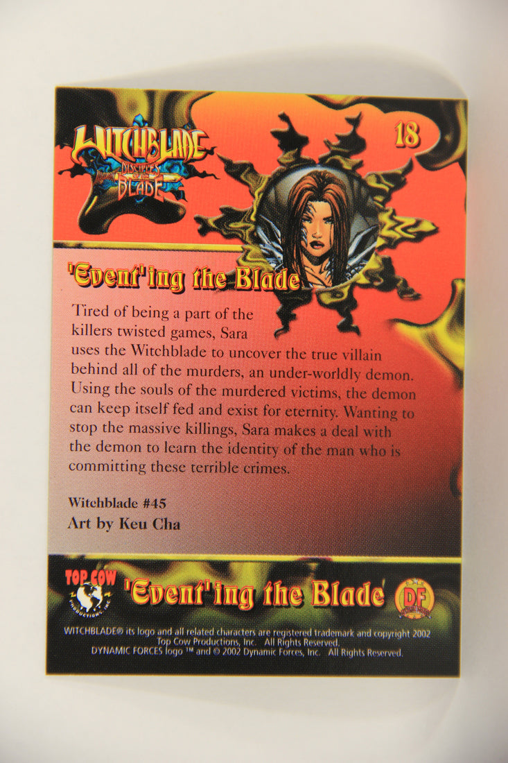 Witchblade Disciples Of The Blade 2002 Trading Card #18 Keu Cha ENG L018434