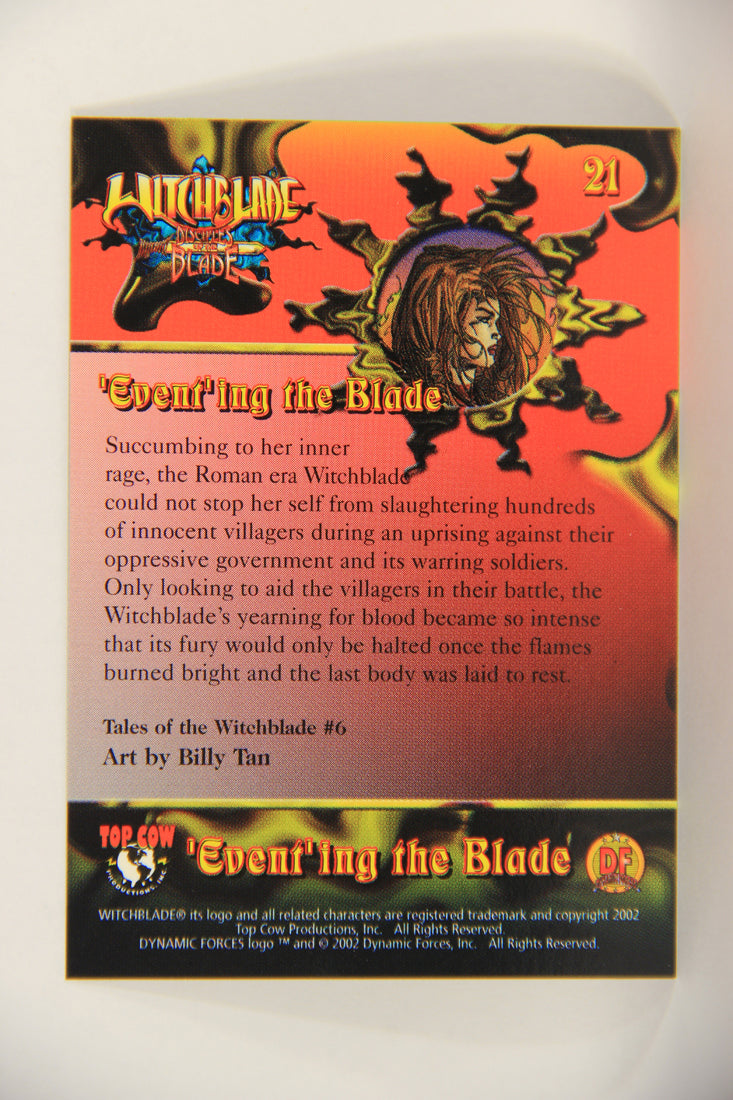 Witchblade Disciples Of The Blade 2002 Trading Card #21 Billy Tan ENG L018437