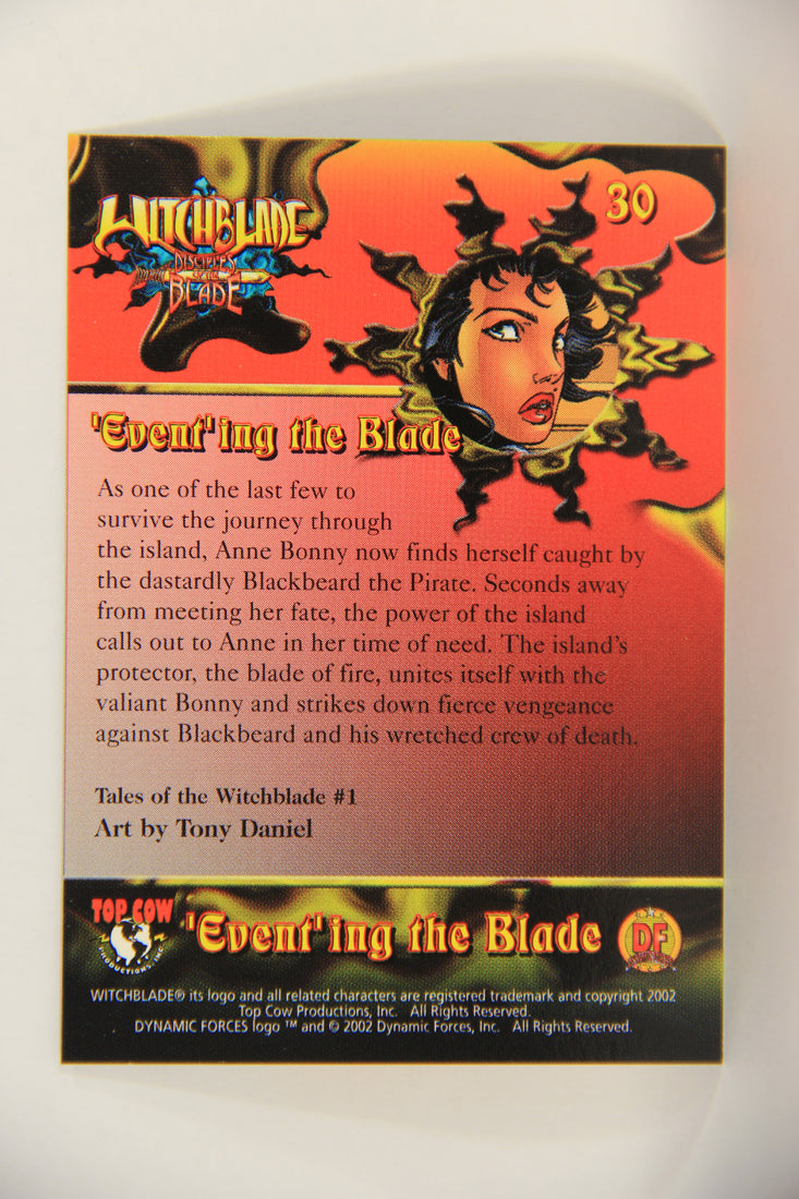 Witchblade Disciples Of The Blade 2002 Trading Card #30 Tony Daniel ENG L018446
