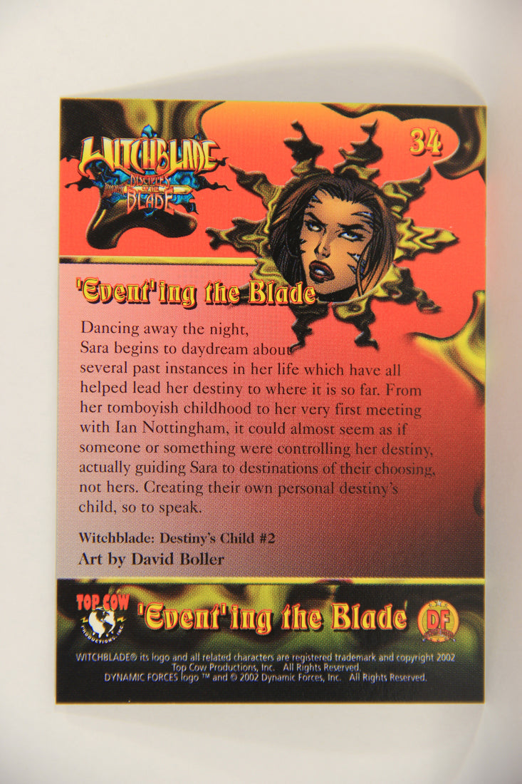 Witchblade Disciples Of The Blade 2002 Trading Card #34 David Boller ENG L018450