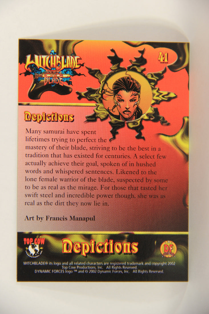 Witchblade Disciples Of The Blade 2002 Trading Card #41 Francis Manapul ENG L018457