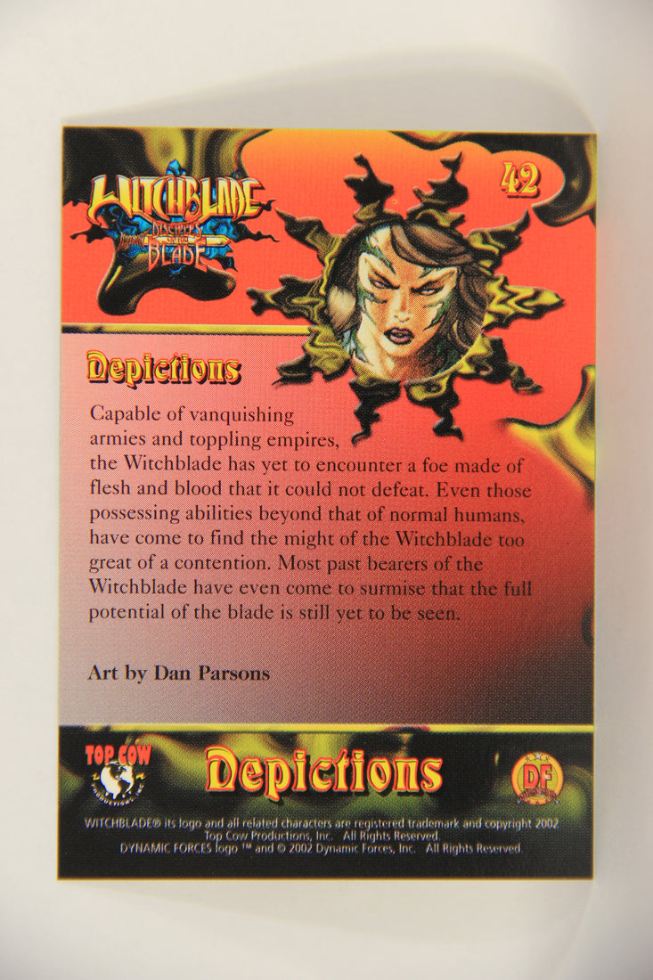 Witchblade Disciples Of The Blade 2002 Trading Card #42 Dan Parsons ENG L018458