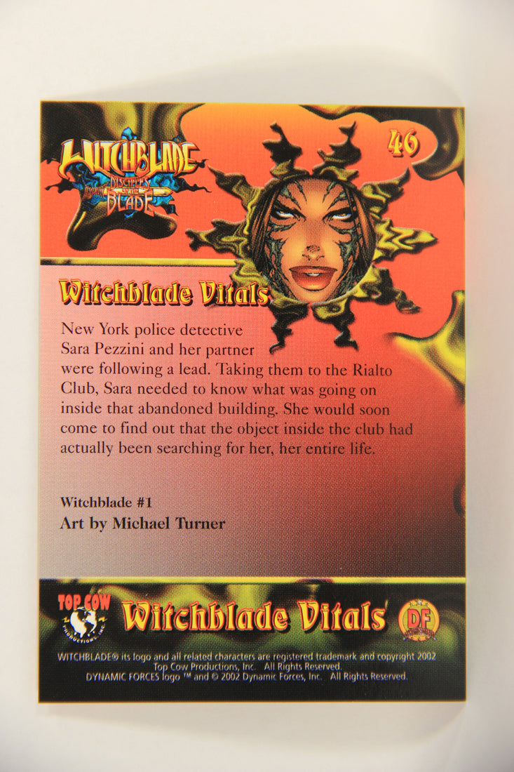 Witchblade Disciples Of The Blade 2002 Trading Card #46 Michael Turner ENG L018462